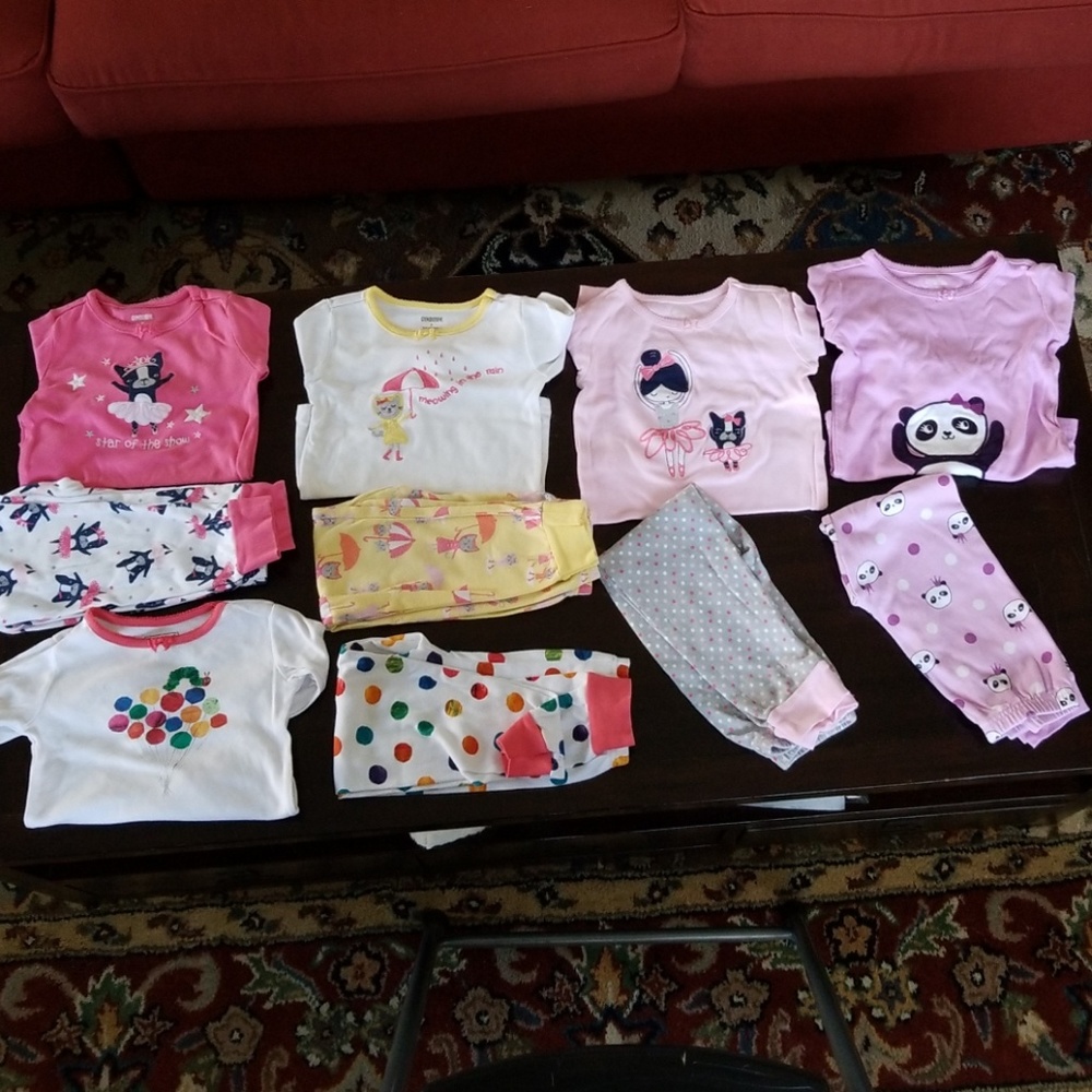 Gymboree 2-Piece Pajama Sets Girls Size 5